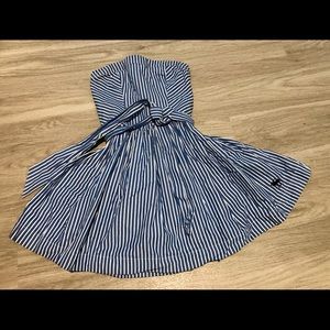 Strapless summer dress